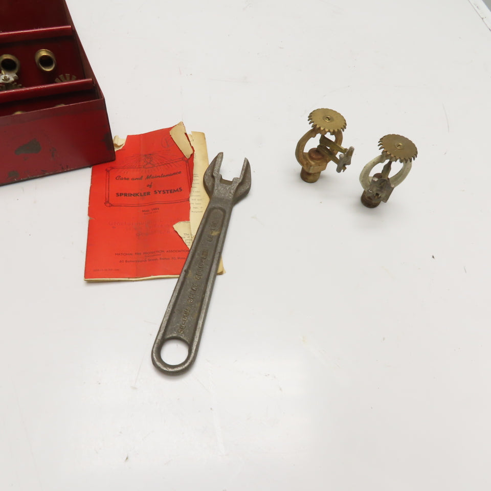 Automatic 38B Misc. Melting Alloy Fusible Link Sprinkler Heads Wrench & Box
