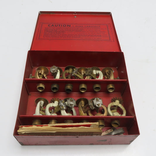Automatic 38B Misc. Melting Alloy Fusible Link Sprinkler Heads Wrench & Box