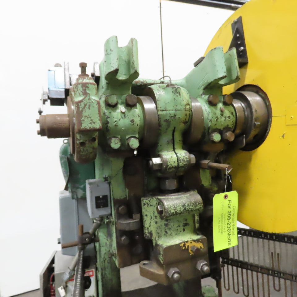 Lashbough Jordan No.3 22 Ton Mechanical OBI Punch Press 3HP 208/416V 2.5" Stroke