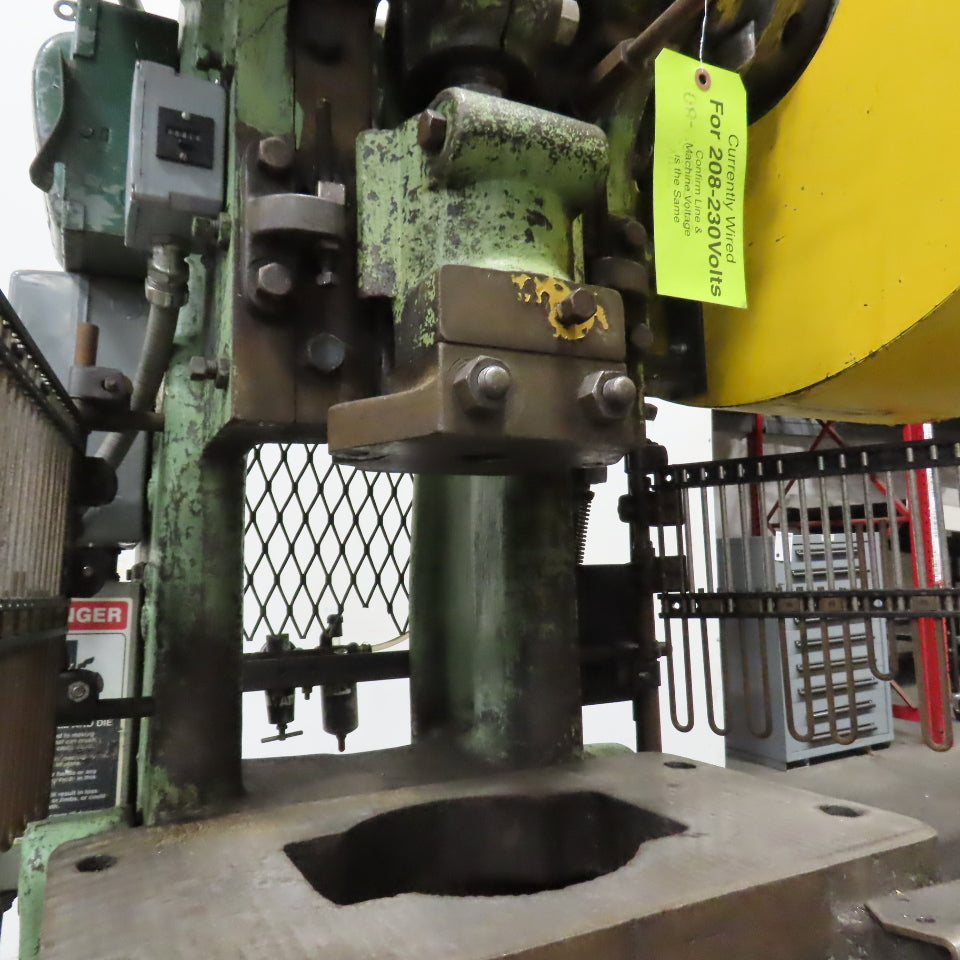 Lashbough Jordan No.3 22 Ton Mechanical OBI Punch Press 3HP 208/416V 2.5" Stroke