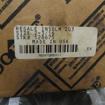 Dodge 128675 INSDLM 203 D-LOK Ball Bearing Insert 2-3/16" Bore