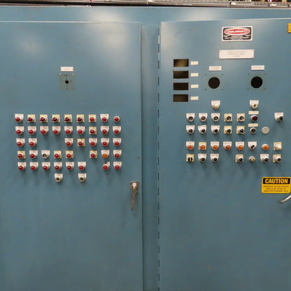 84" x 87" x 20" Free Standing Electrical Enclosure Back Plate Buttons Disconnect