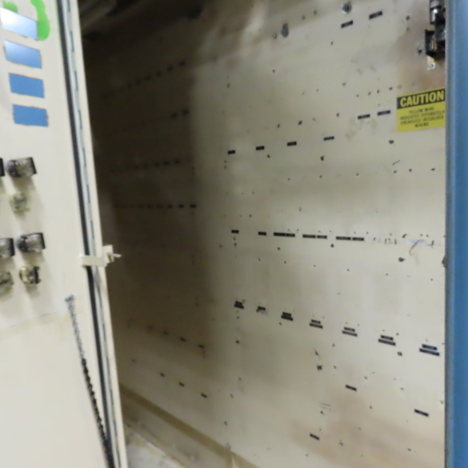 84" x 87" x 20" Free Standing Electrical Enclosure Back Plate Buttons Disconnect
