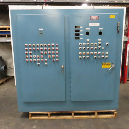 84" x 87" x 20" Free Standing Electrical Enclosure Back Plate Buttons Disconnect