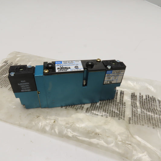 MAC 92B-BAB-000-DM-DJAP-1DG 4-Way Solenoid Valve 120VAC 20-120 PSI