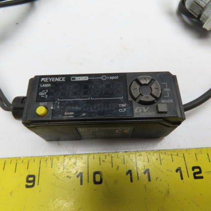 Keyence GV-21P CMOS Digital Laser Sensor Amplifier 10-30VDC PNP