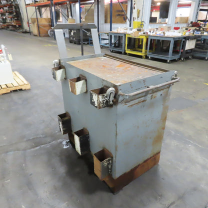 Heavy Duty Industrial Steel Rigging Storage Tool Cart W/ Drawers and Cabinet