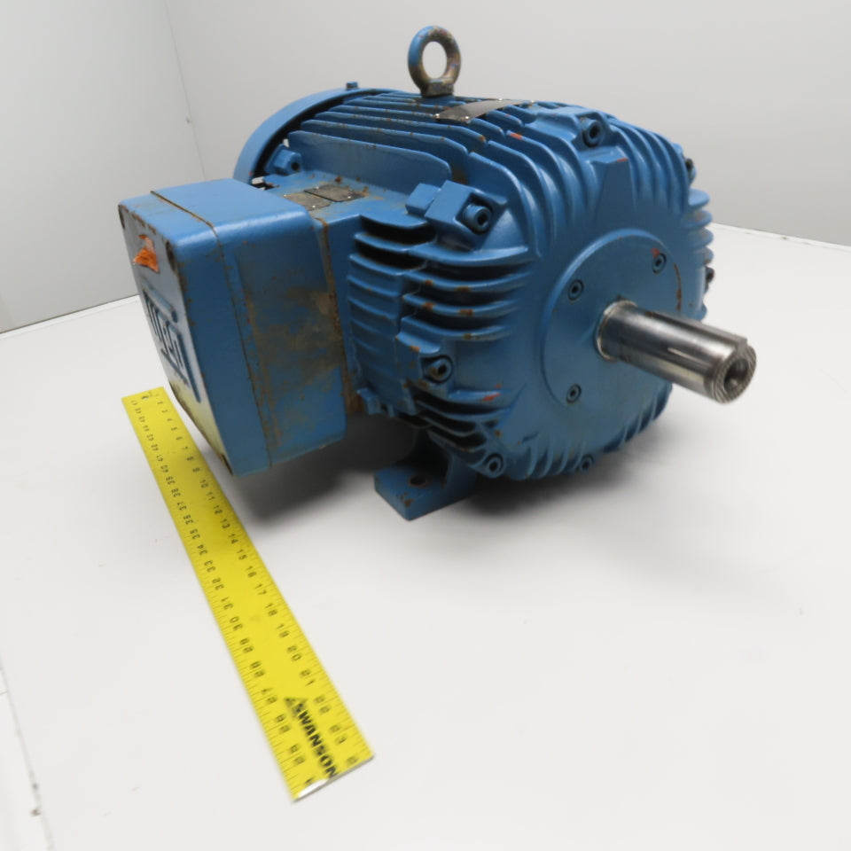 WEG 02036XP3E256T 20HP Electric Motor 208-230/460V 3Ph 3520RPM 256T Frame