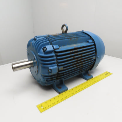 WEG 02036XP3E256T 20HP Electric Motor 208-230/460V 3Ph 3520RPM 256T Frame