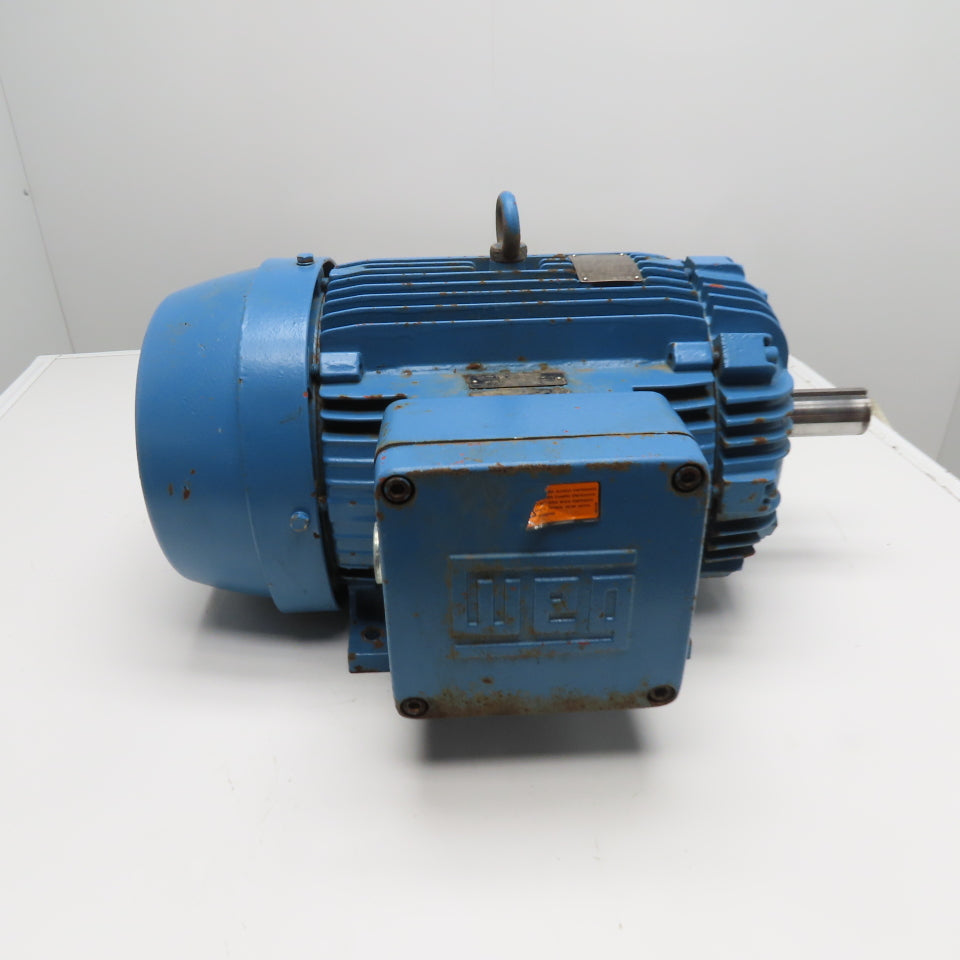 WEG 02036XP3E256T 20HP Electric Motor 208-230/460V 3Ph 3520RPM 256T Frame
