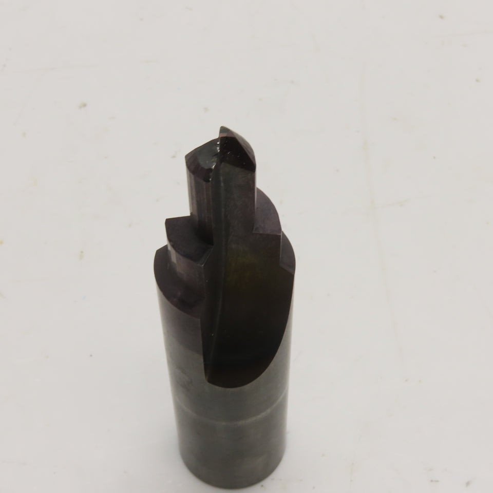 1" Solid Carbide Step Drill Chamfer Counterbore 0.453" Minor Diam. Needs Repair