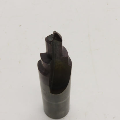 1" Solid Carbide Step Drill Chamfer Counterbore 0.453" Minor Diam. Needs Repair