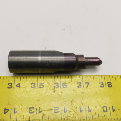 1" Solid Carbide Step Drill Chamfer Counterbore 0.453" Minor Diam. Needs Repair