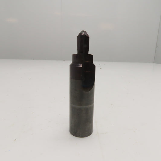 1" Solid Carbide Step Drill Chamfer Counterbore 0.453" Minor Diam. Needs Repair