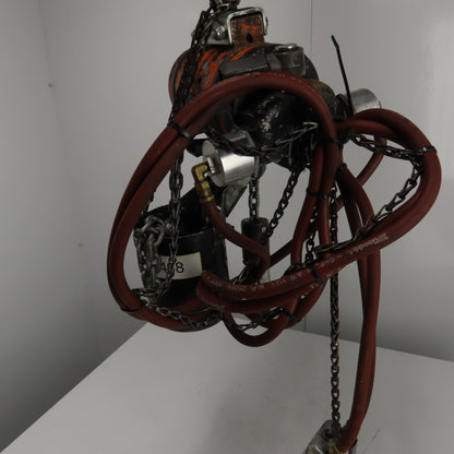 Yale AL20A10PL 1/2 Ton 1000LB Pneumatic Air Hoist 15' Lift W/ Pendant