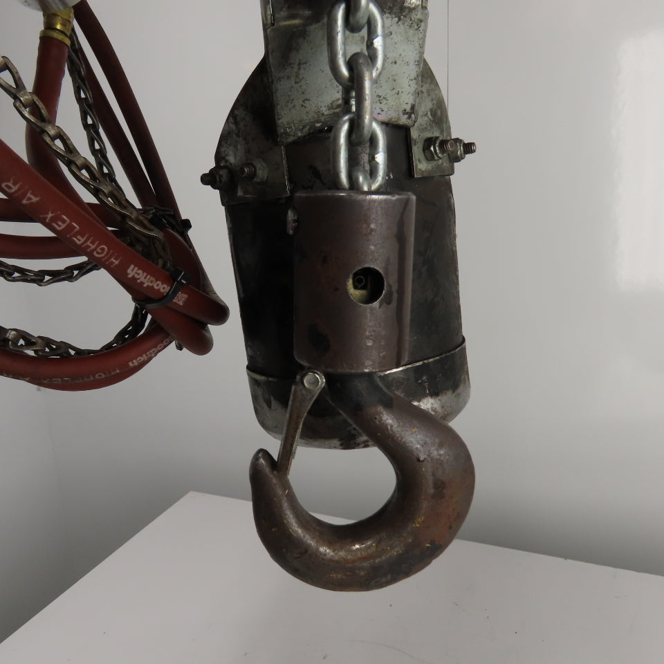 Yale AL20A10PL 1/2 Ton 1000LB Pneumatic Air Hoist 15' Lift W/ Pendant