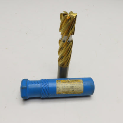Niagara 1-1/8" TiN Coated HSS 6 Flute Modified End Mill Cutter 1" Shank