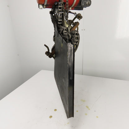 ARO 7704-T 1/2 Ton 1000LB Pneumatic Air Chain Hoist 20' Lift 90PSI