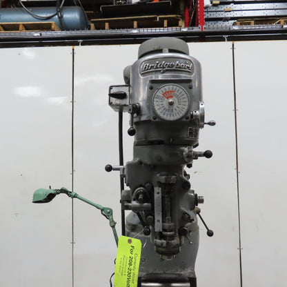 Bridgeport 1-1/2HP Vertical Milling Machine 3Ph 230/460V 1730 RPM W/ Powerfeed