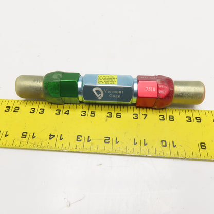 Vermont Gage 151108332 Class X GO/NG Reversible Plug Gage Assembly .7500/.7510