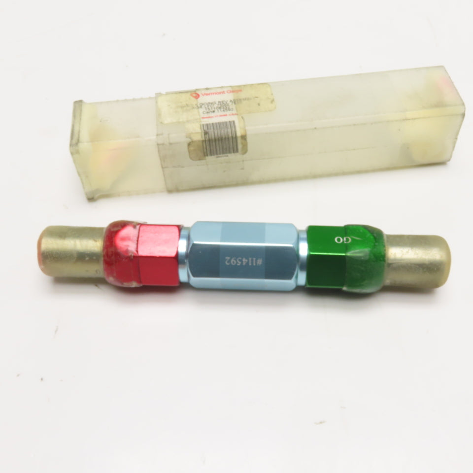 Vermont Gage 151108332 Class X GO/NG Reversible Plug Gage Assembly .7500/.7510