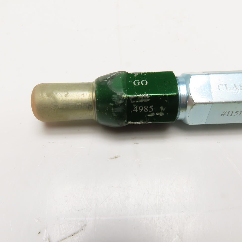 Vermont Gage 161407442 Class Z GO/NG Reversible Plug Gage Assembly .4985/.4995