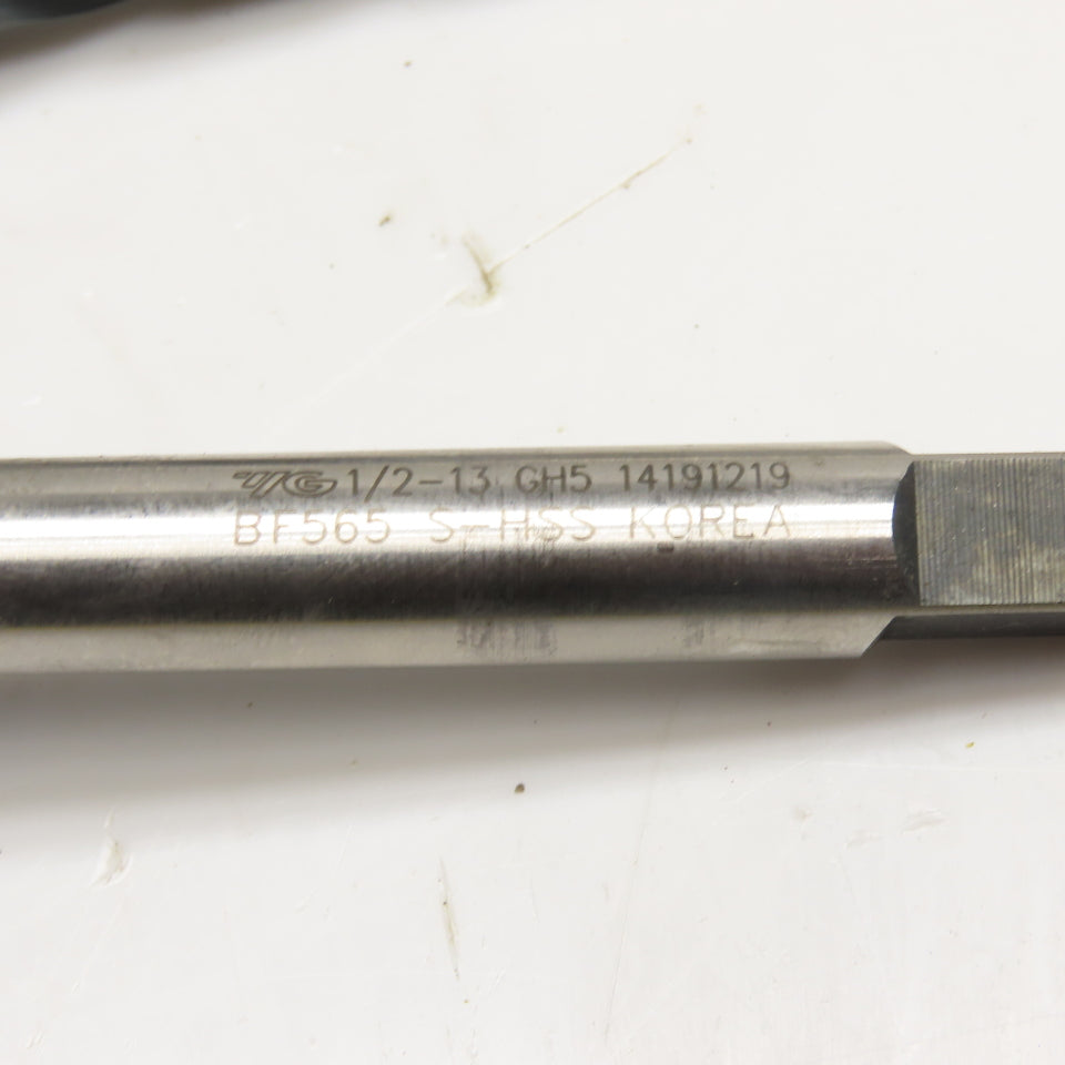YG-1 14191219 BF565 1/2-13 GH5 Spiral Flute Taps Lot of 2