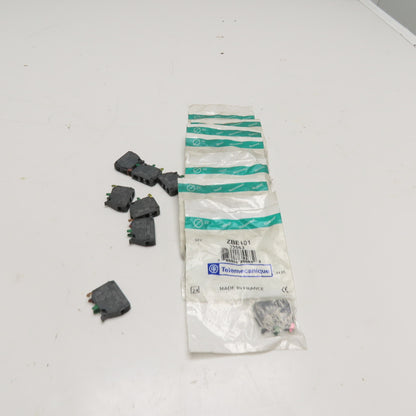 Telemecanique 35563 ZBE101 Contact Blocks 1 NO A600-Q600 Lot of 14