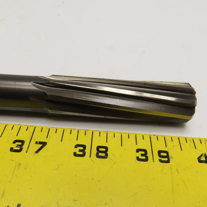 Morse Cutting Tools 1654 21868 25/32" Morse Taper Shank Reamer HSS 2MT
