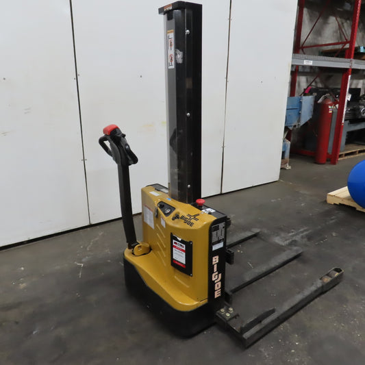 Big Joe S-22-62 Electric Walkie Straddle Stacker 24V 2200lb 62" Lift