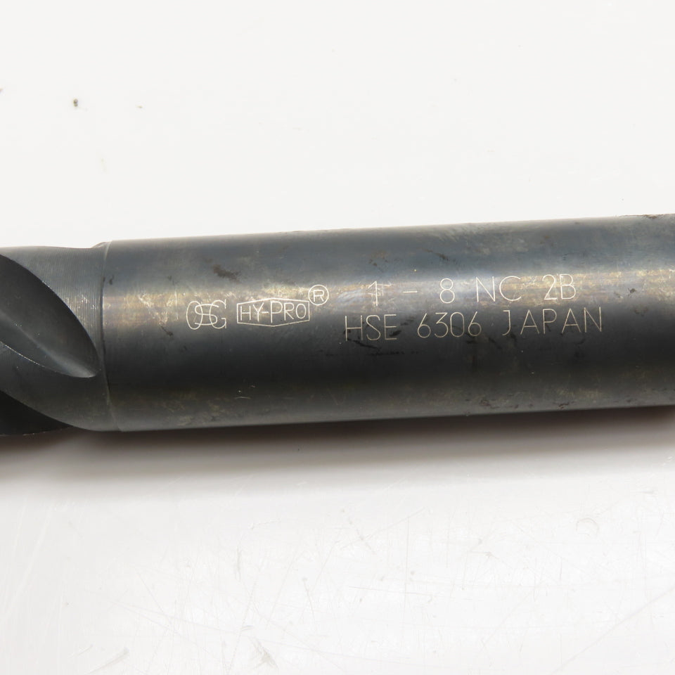 Hypro Spiral Flute Tap HP 1-8 UNC HSE 4 Flute Extended Length 6-1/4" OAL