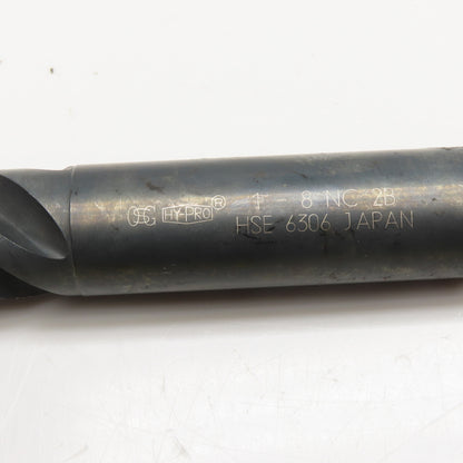 Hypro Spiral Flute Tap HP 1-8 UNC HSE 4 Flute Extended Length 6-1/4" OAL
