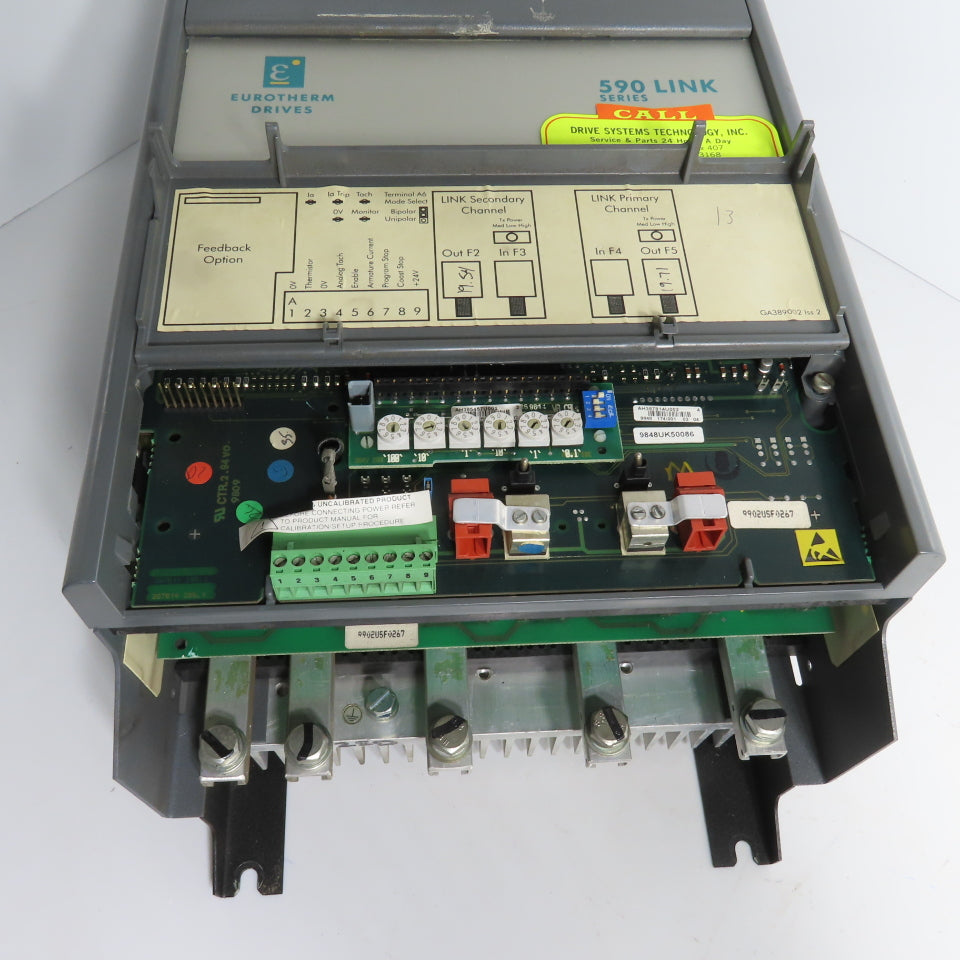 Eurotherm 590C/0350/9/1/0/0/0/00/000 DC Drive 220-500VAC 35A + 590LDC/00/000