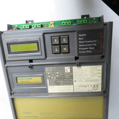 Eurotherm 590C/0700/9/1/0/0/0/00/000 DC Drive 220-500VAC 70A + 590LDC/00/000