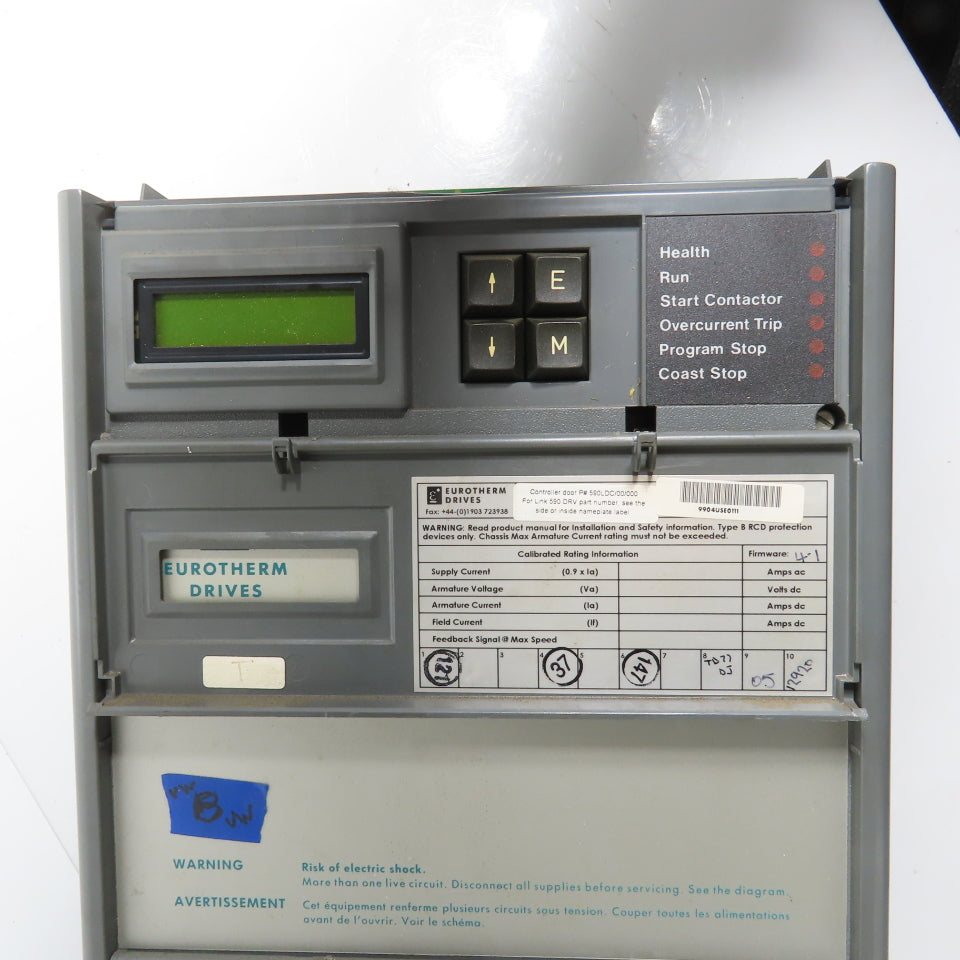 Eurotherm 590C/0700/9/1/0/0/0/00/000 DC Drive 220-500VAC 70A + 590LDC/00/000