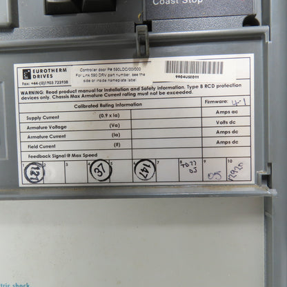 Eurotherm 590C/0700/9/1/0/0/0/00/000 DC Drive 220-500VAC 70A + 590LDC/00/000