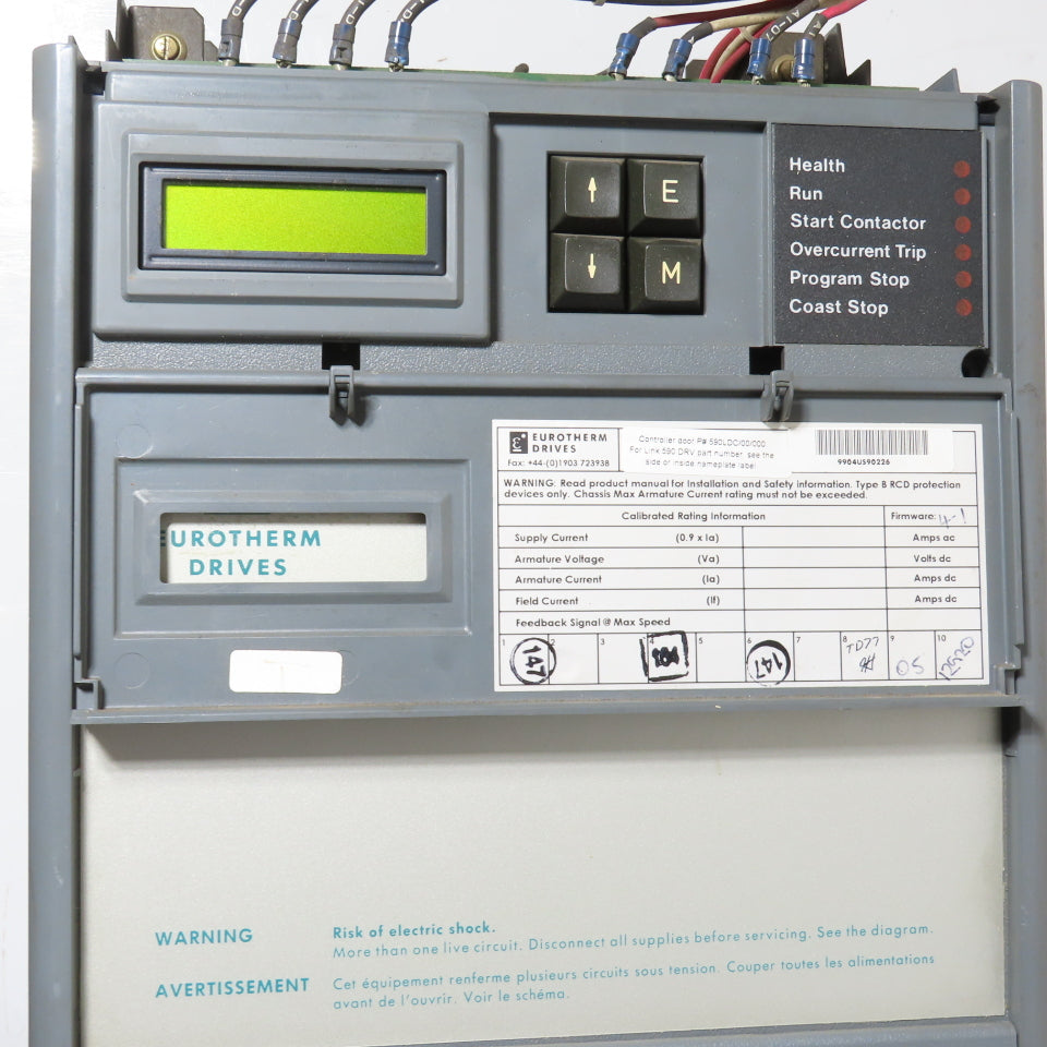 Eurotherm 955L-8R22 590 DRV DC Drive 500/240VDC 34A 20HP Out +590LDC/00/000