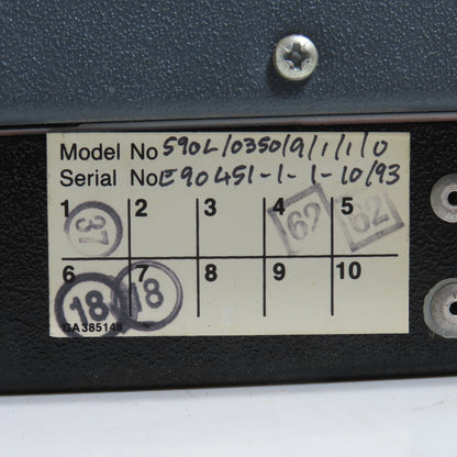 Eurotherm 590L/0350/9/1/1/0 14.5HP DC Drive 590/0350/9/1/1/0