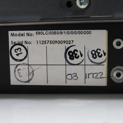 Eurotherm 590LC/0350/9/1/0/0/0/00/000 590C/0350/9/1/0/0/0/00/000 20HP DC Drive