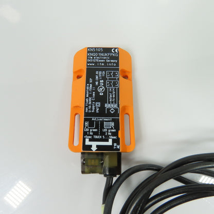 IFM KNQ01NUKFPKG KN5105 Capacitive Level Sensor 10-36VDC 150mA IP67