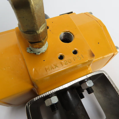 4323ZANZ BZK BVAL-0750N Pneumatic Spring Return Actuator with Ball Valve 120 PSI