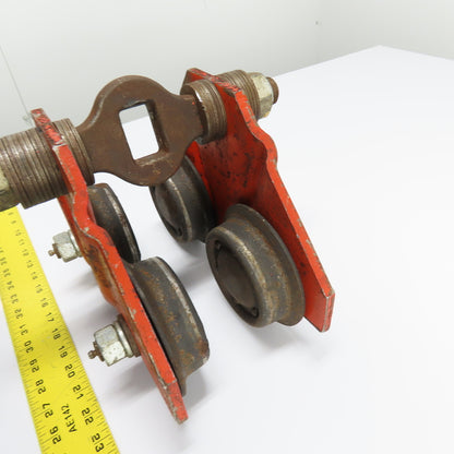 Coffing Hoist TF-20-P 1 Ton Manual Push/Pull Hoist Trolley 3"- 6" Beam Flange