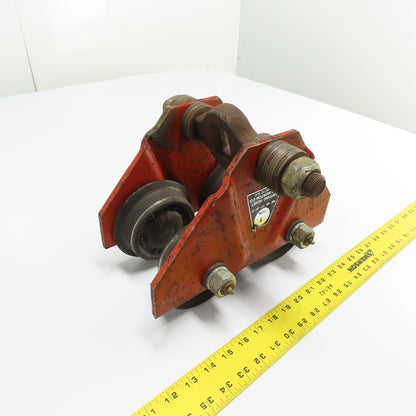 Coffing Hoist TF-20-P 1 Ton Manual Push/Pull Hoist Trolley 3"- 6" Beam Flange