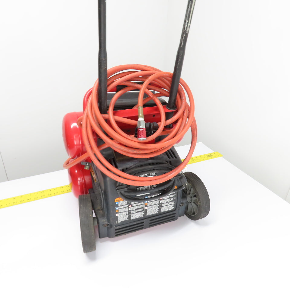 Husky H1504ST 1.5HP 4 Gallon Portable Rolling Air Compressor 155 PSI 120V