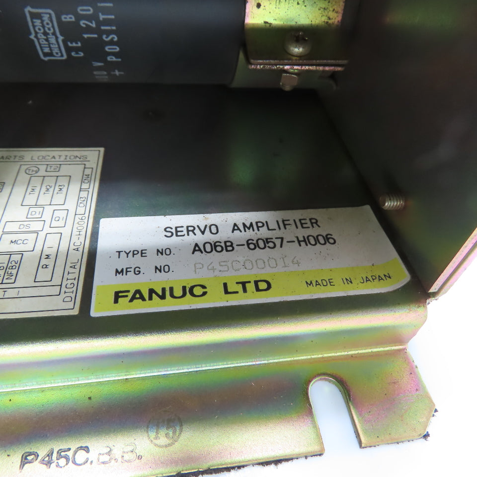 Fanuc A06B-6057-H006 AC Servo Amplifier Drive