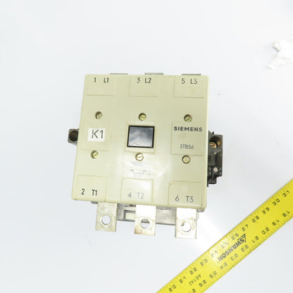 Siemens 3TB56 17-0B 400A 3-Pole NEMA Size 5 AC Contactor 600V