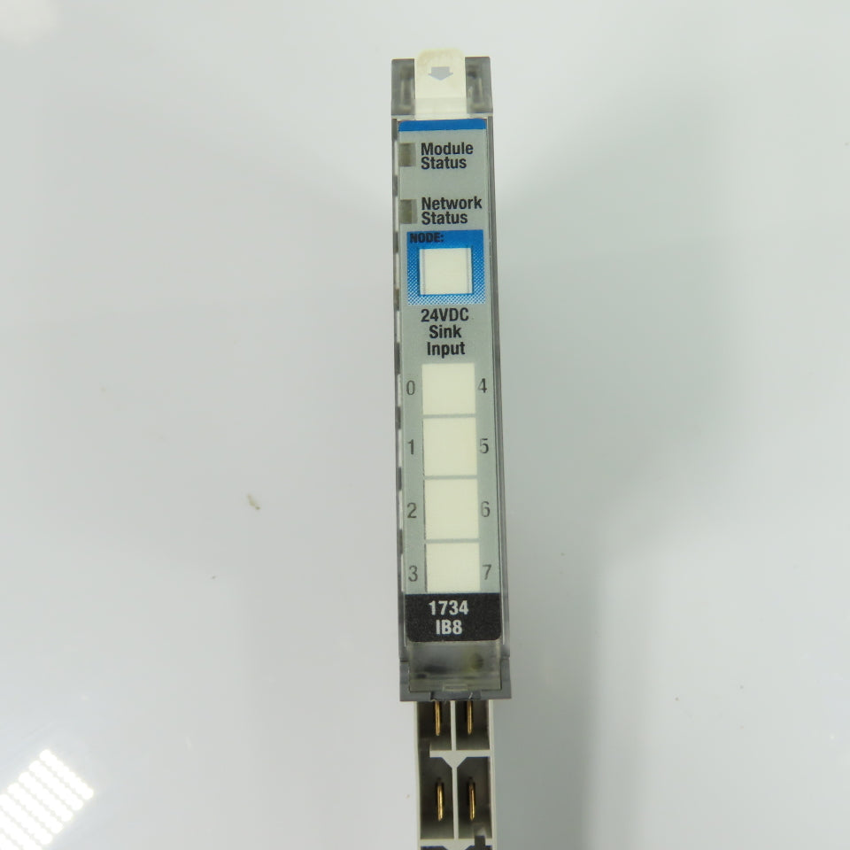 Allen-Bradley 1734-IB8 Point I/O 8-Point Sink Input Module 24VDC Ser D w/ Base
