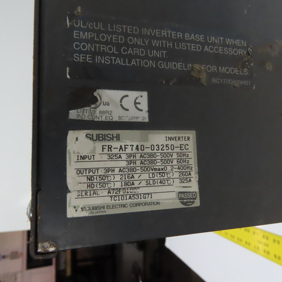 Mitsubishi FR-AF740-03250-EC F700 160kW 460V VFD Inverter AC Drive