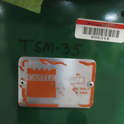 Castle TSM-35 Pocket Hole Cutter Machine 480V 3Ph Parts/Repair