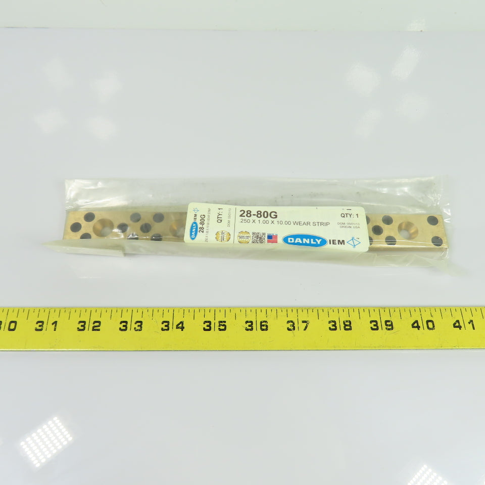 Danly IEM 28-80G Self-Lubricating Bronze Wear Strip .250 x 1.00 x 10.00